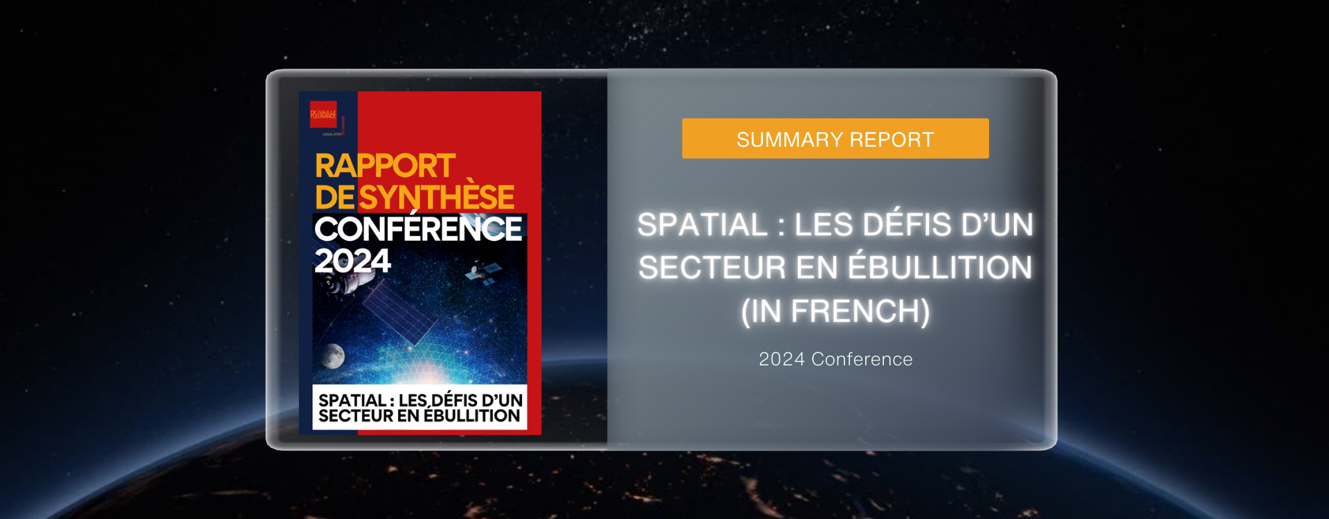 summary report FR 2024 conf
